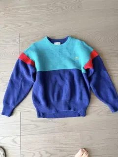 LACOSTE クルーネック ニット セーター マルチカラーのサムネイル
