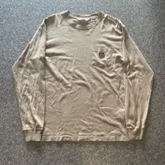 お*ち様 【H3】 BEN DAVIS 長袖 ポケットTシャツ ベージュ Lサイのサムネイル