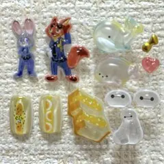 ♡おすそ分け♡ズートピア ベイマックス ボンボンドロップシール