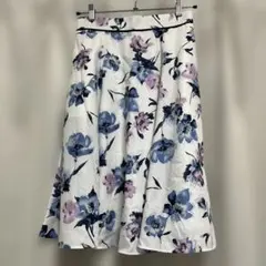 <sale> Apuweiser-riche フラワープリント フレアスカートのサムネイル