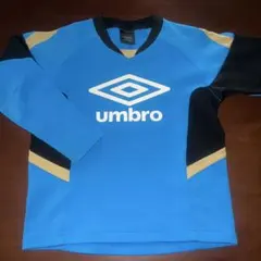 アンブロ umbro 長袖シャツ トレーナー　青/黒/黄色