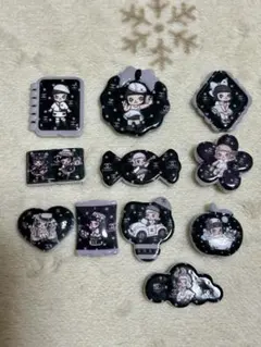 MORRY★モリー黒ロゴビーズ