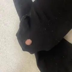 黒のタイツ（中古品）掃除用　直して履く用　fukuske