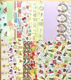 作家さんA4ペーパーおすそ分け　14種×2枚　計28枚　フルーツ　くだもの　果物