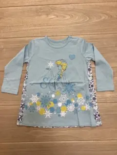 【新品タグ付き】アナと雪の女王 薄手　シャツ100cm 水色　エルサ