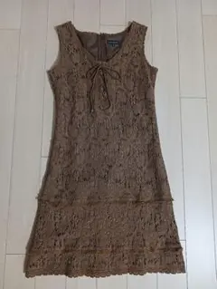 LOUNIE ブラウン レース ワンピース サイズ38(M)