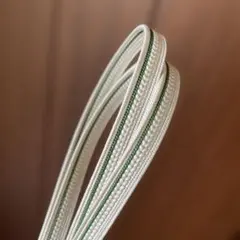 正絹　三分紐　白