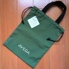 タグ付未使用！AVEDA リサイクルポリエステル トートバッグ グリーンのサムネイル