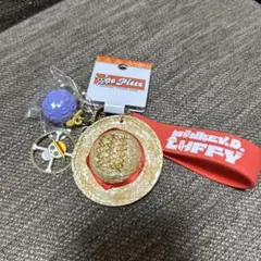 【お値下げ中】USJ 限定　ワンピース ルフィ ハット キーチェーン チャーム
