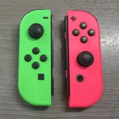 【動作確認済】Switch ジョイコン ネオングリーン ネオンピンク 左右セット