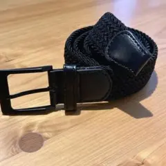 メンズ メッシュベルト ブラック 黒 紳士服 学生服 ビジネスベルト ゴルフ