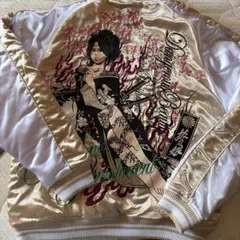 美品】抜刀娘 和柄 ジップアップ パーカー 白 XXL 半袖 - メルカリ