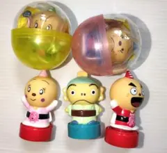 たこやきマントマン　スタンプ　３個　指人形　２個（未開封）当時物　平成レトロ