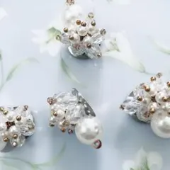 Importパーツ①4個＊ホワイト