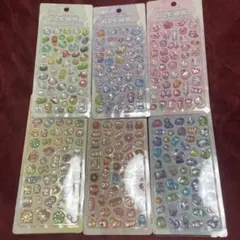 キャンディ　ぷくぷく　シール　ボンボンドロップシール　6種　吉田産業　未使用