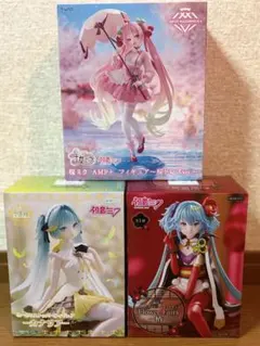 まとめ売り　初音ミク フィギュア 桜ミク ぬーどるストッパー 椿 カナリア