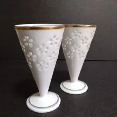 1945 有田焼 波佐見焼 丹心窯 水晶花詰 ピルスナー 2客 未使用 - メルカリ