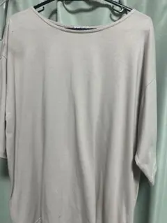 ベージュ 半袖Tシャツ
