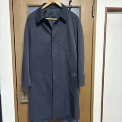 美品　UNIQLO ステンカラーコート ネイビー