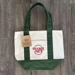 トレジョ Trader Joe’s ミニトート バッグ グリーン