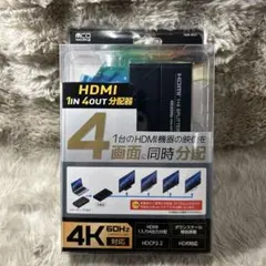 MIYOSHI HDMI分配器 1入力4出力 HDB-4K01のサムネイル
