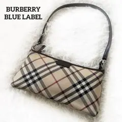 希少 BURBERRY BLUE LABEL ノバチェック アクセサリーポーチ