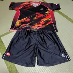 Nittaku 卓球ウェアセット 黒/赤