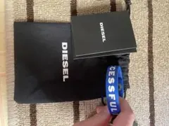DIESEL ブレスレット バングル　青色 X066053