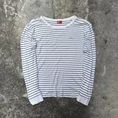Y2K 00s PUMA短丈boarder long tee archive Mのサムネイル