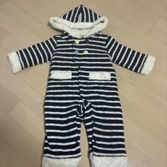 プティマイン　カバーオール 80 冬　ボア　つなぎ　アウター　キルト