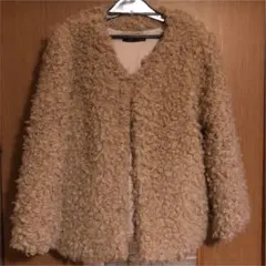 ブラウン ファーコート