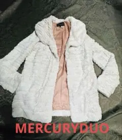 MERCURYDUO フリースジャケット ホワイト