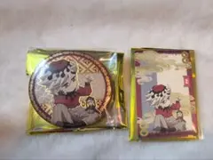 鬼滅の刃 中国限定 非遺 童磨 缶バッジ、アクリルチケット セット