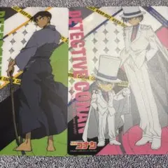名探偵コナンクリアアートボード　怪盗キッド&コナン　服部平次