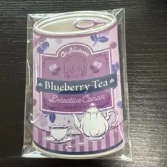 名探偵コナン mitame mo 缶バッジ 灰原哀 ブルーベリーティー