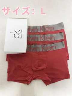 Calvin Kleinカルバンクライン　ボクサーパンツ レッド②