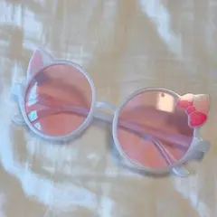 マリーちゃん　ディズニー　猫耳デザイン サングラス ピンクレンズ