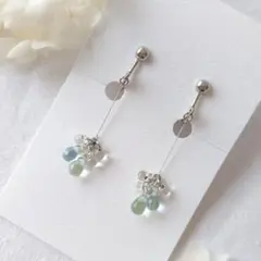 ハンドメイドイヤリング　ピアス　A057