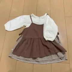 ELMO 服 ワンピース　キャミソール　レイヤード