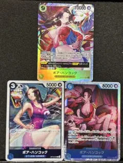 ら*ん様 【完美品】　ワンピースカード　ボア・ハンコック　SR セット　蒼海の七