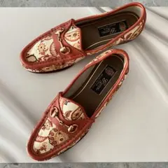 Gucci ペイズリー柄ローファー