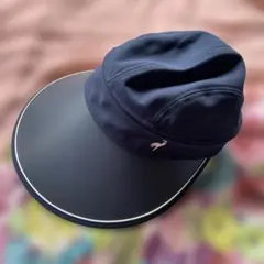 ルコック　2ウェイサンバイザーネイビー 帽子　ゴルフ