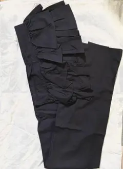 【美品】さく研究所　フリル着物　デニム　ネイビー　プレタM DSC04113.png