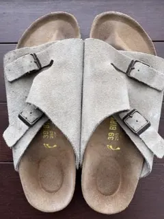BIRKENSTOCK サンダル スエード ベージュ 40 - メルカリ
