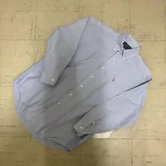 【美品】Ralph Lauren ラルフローレン ボタンダウンシャツ 長袖ブルー