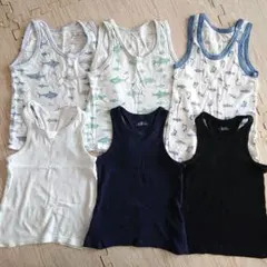 タンクトップ 肌着 110cm 男の子 まとめ売り 西松屋 CLASSIC