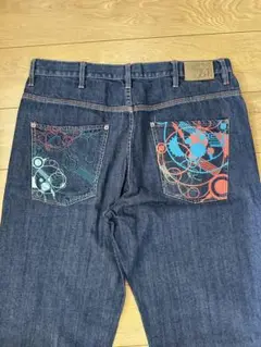 ショーンジョン ワイドデニムパンツ グリフォン W36 極太 B系 y2k W 42インチSean John 00s Y2K ワイド パンツ ショーンジョン