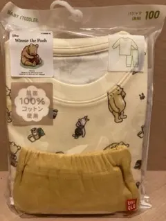 ユニクロ パジャマ 長袖 100サイズ プーさん