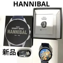 未使用 HANNIBALハンニバル SB40 スマートウォッチ ブラックネイビー