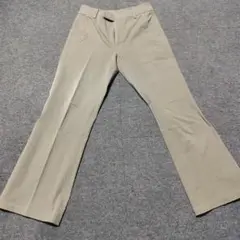 ユニクロ フレアパンツ コットン混紡